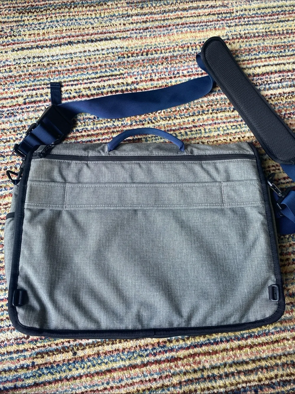 Timbuk2 Gray and Navy Men's Messenger Bag